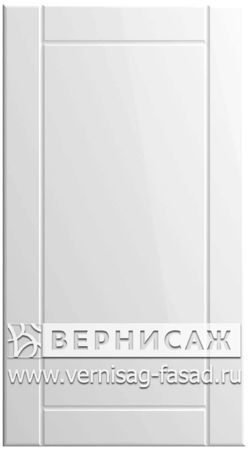 Фасады в пленке ПВХ, Фрезеровка № 6, цвет Белый глянец