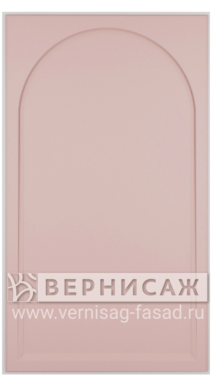 Фасад в пленке ПВХ, Фрезеровка №98, глухой фасад