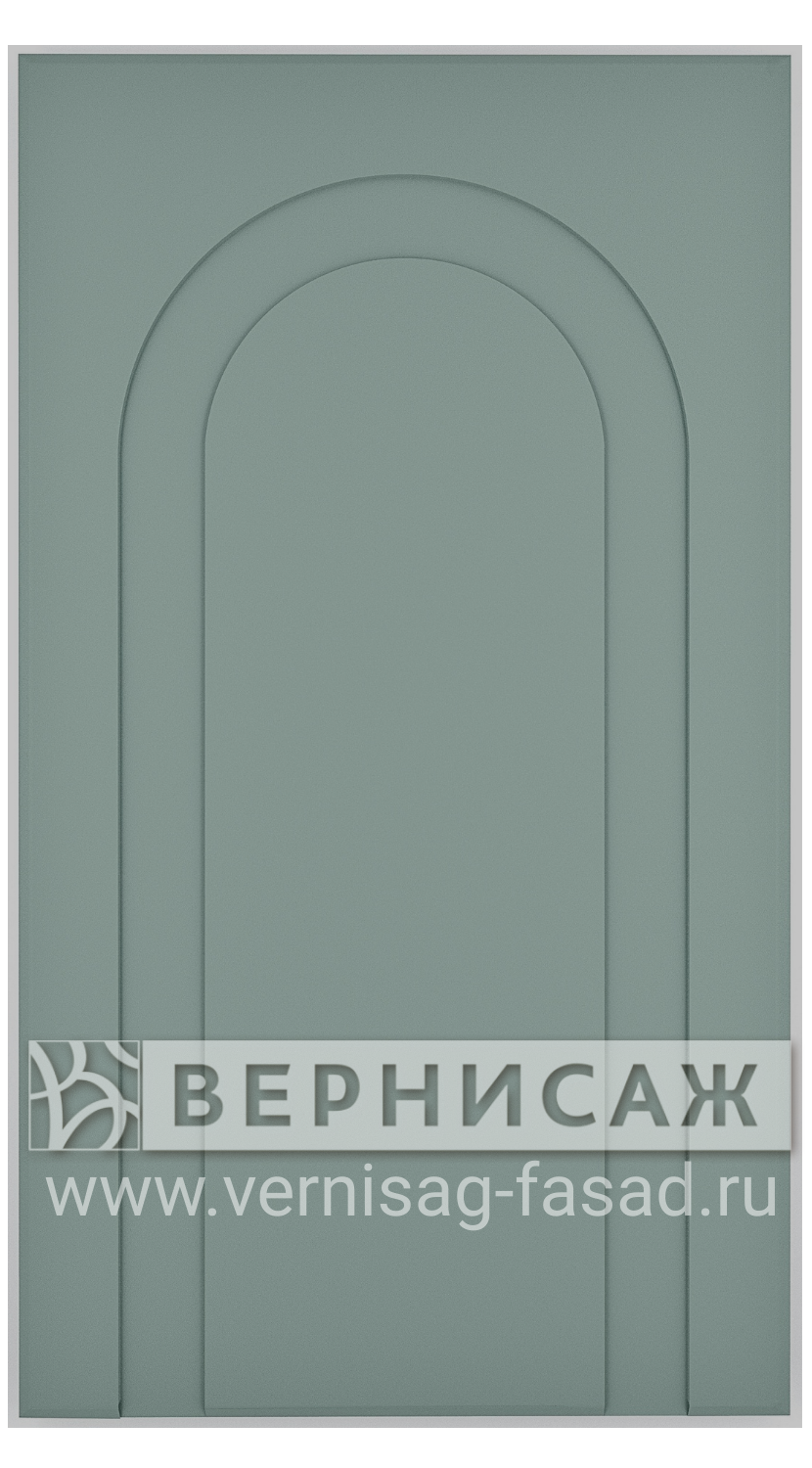 Фасад в пленке ПВХ, Фрезеровка №99, глухой фасад