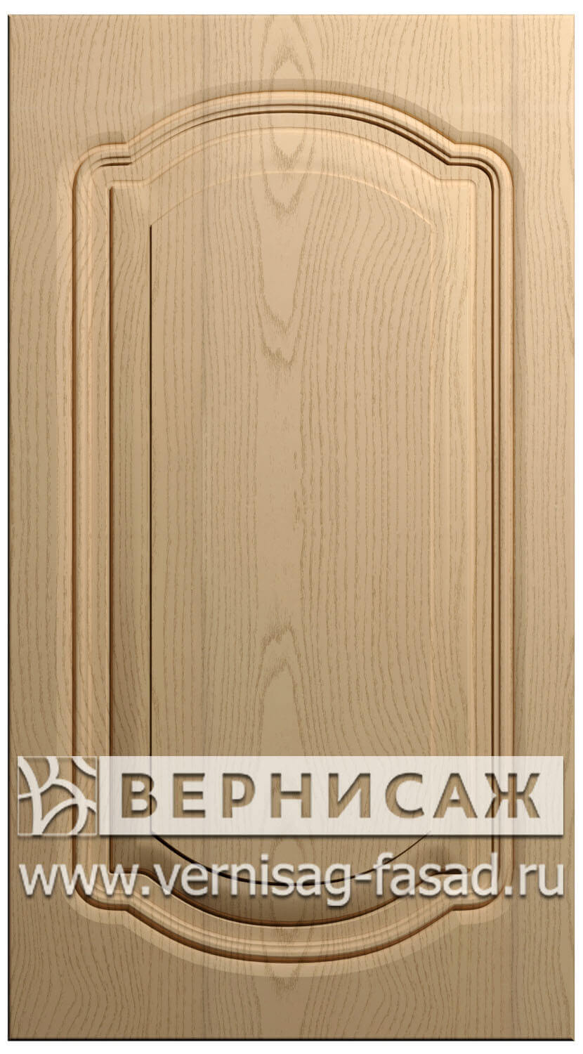 Фасады в пленке ПВХ, Фрезеровка № 40, цвет Ясень бежевый