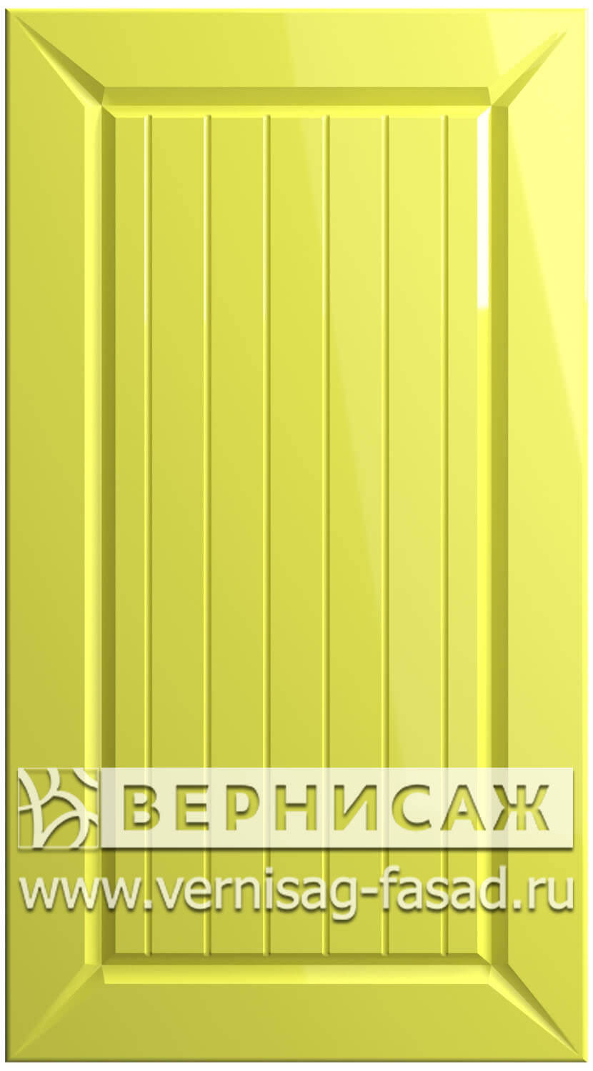 Фасады в пленке ПВХ, Фрезеровка № 46, цвет Груша глянец