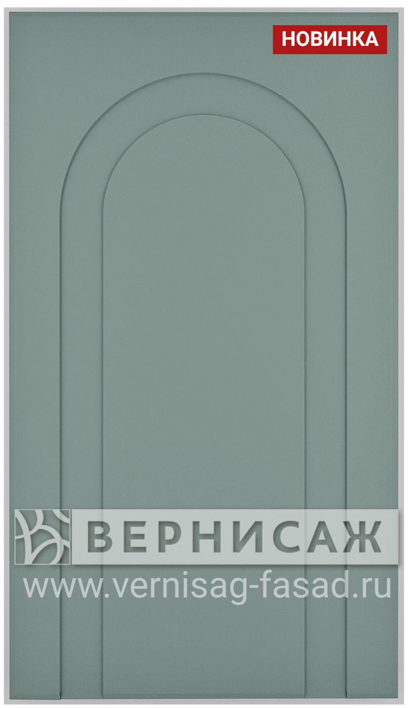 Фасад в пленке ПВХ, Фрезеровка №99, глухой фасад