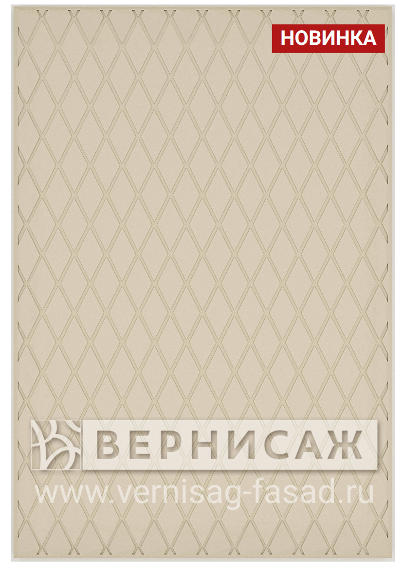 Фасад в пленке ПВХ, Фрезеровка №109, глухой фасад