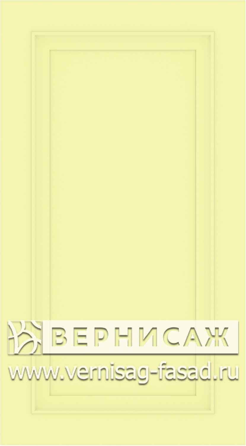 Фасады в пленке ПВХ, Фрезеровка W №1, цвет Фисташка софт 