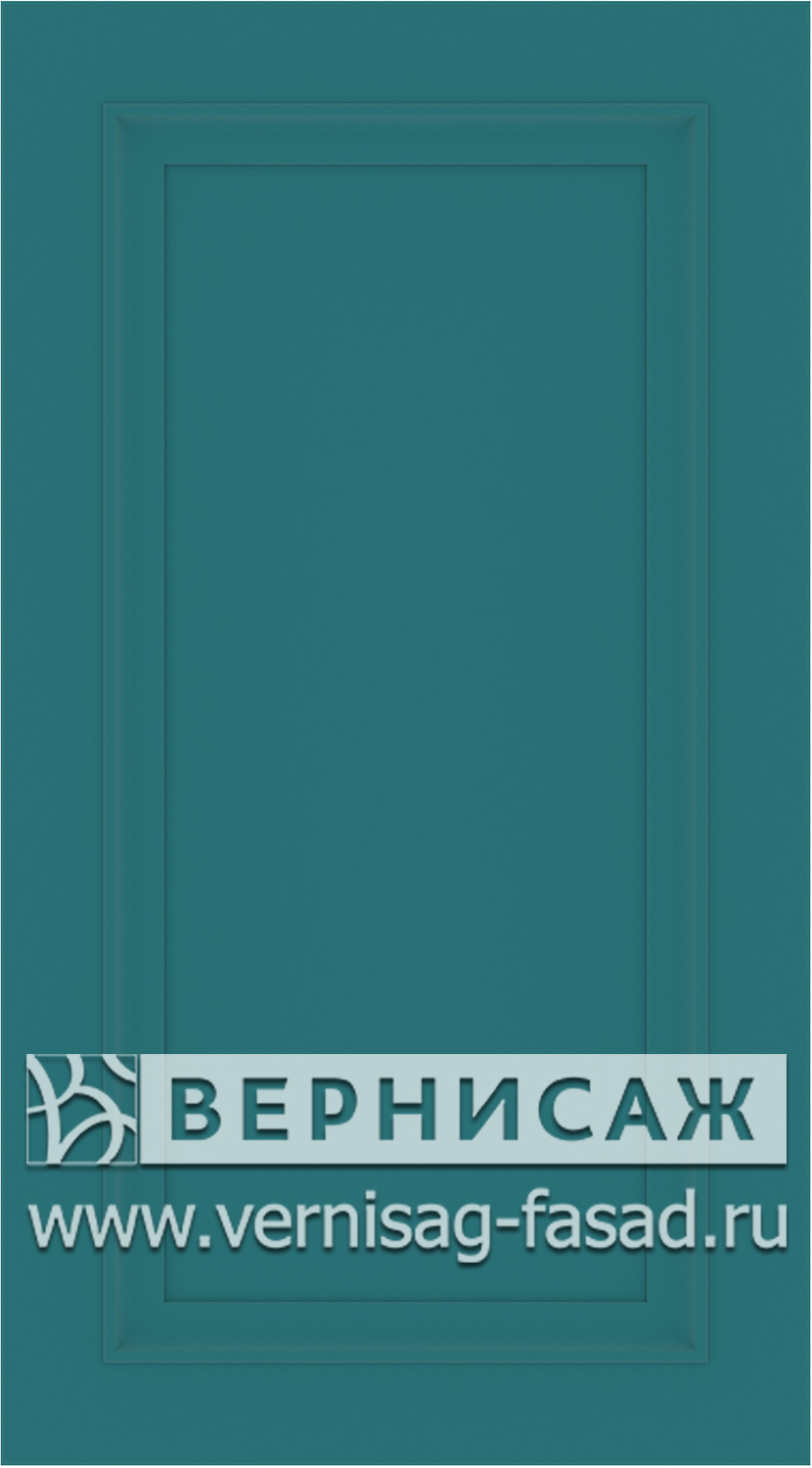 Фасады в пленке ПВХ, Фрезеровка W №1, цвет Морская волна