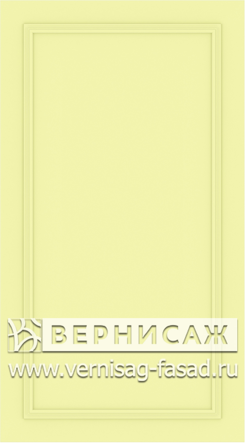 Фасады в пленке ПВХ, Фрезеровка W №5, цвет фисташка софт