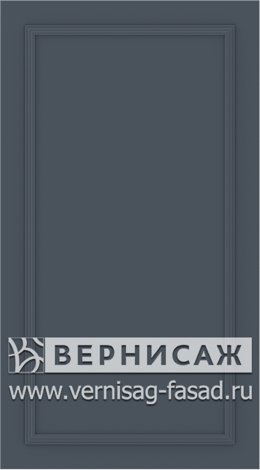 Фасады в пленке ПВХ, Фрезеровка W №5, цвет  Графит софт 