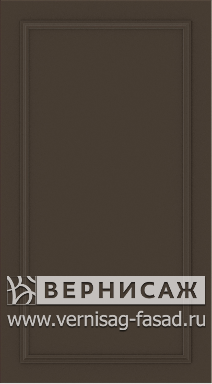 Фасады в пленке ПВХ, Фрезеровка W №5, цвет  смоки софт 