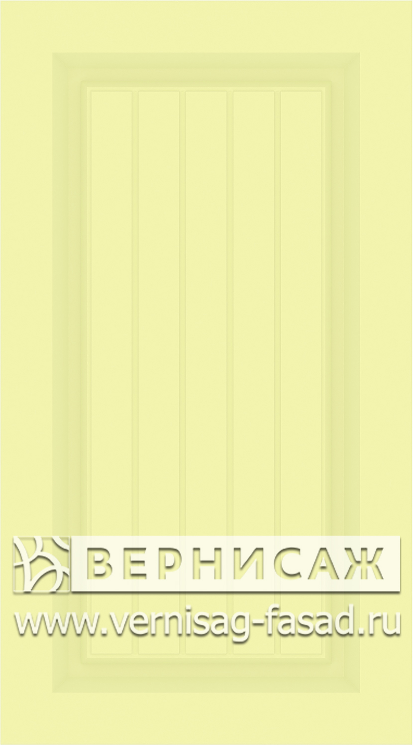 Фасады в пленке ПВХ, Фрезеровка W №6, цвет  Фисташка софт 